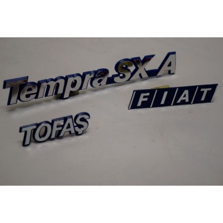 Bagaj Kapağı TEMPRA SXA Tofaş Fiat Yazısı Takımı